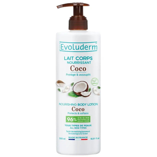 Evoluderm Lozione corpo al cocco, 500 ml