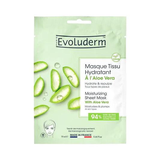 Evoluderm Aloe Vera Sheet Mask, 1 pz / 19