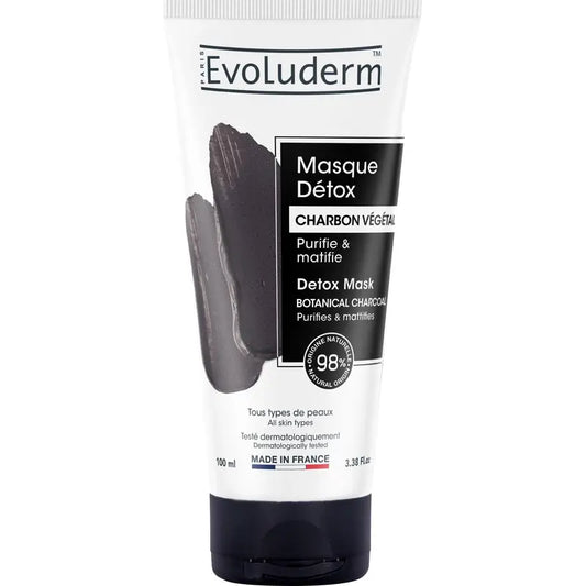 Evoluderm Maschera viso disintossicante al carbone, 100