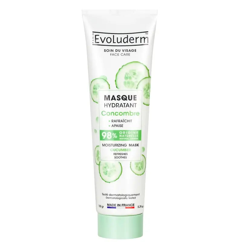 Evoluderm Maschera viso idratante al cetriolo, 150 g