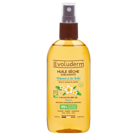 Evoluderm Monoi A La Folie Olio secco, 125 ml