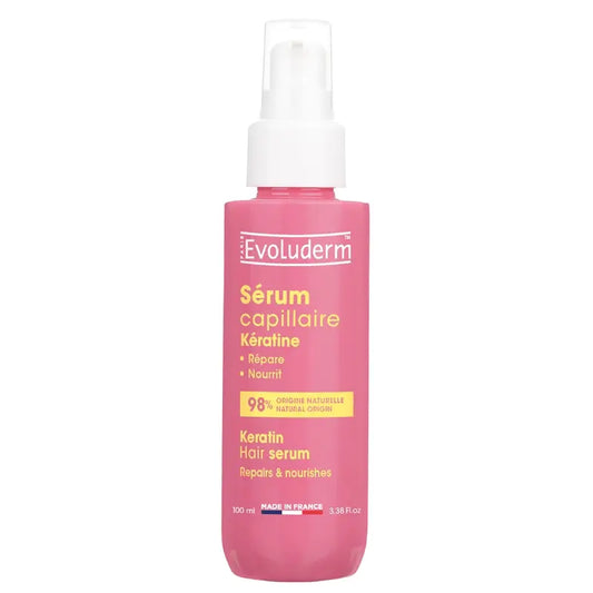 Evoluderm Siero riparatore per capelli - Cheratina, 100 ml