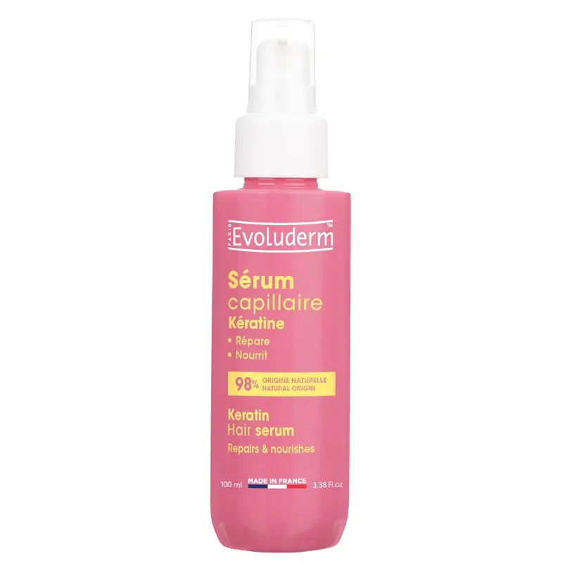 Evoluderm Siero riparatore per capelli - Cheratina, 100 ml