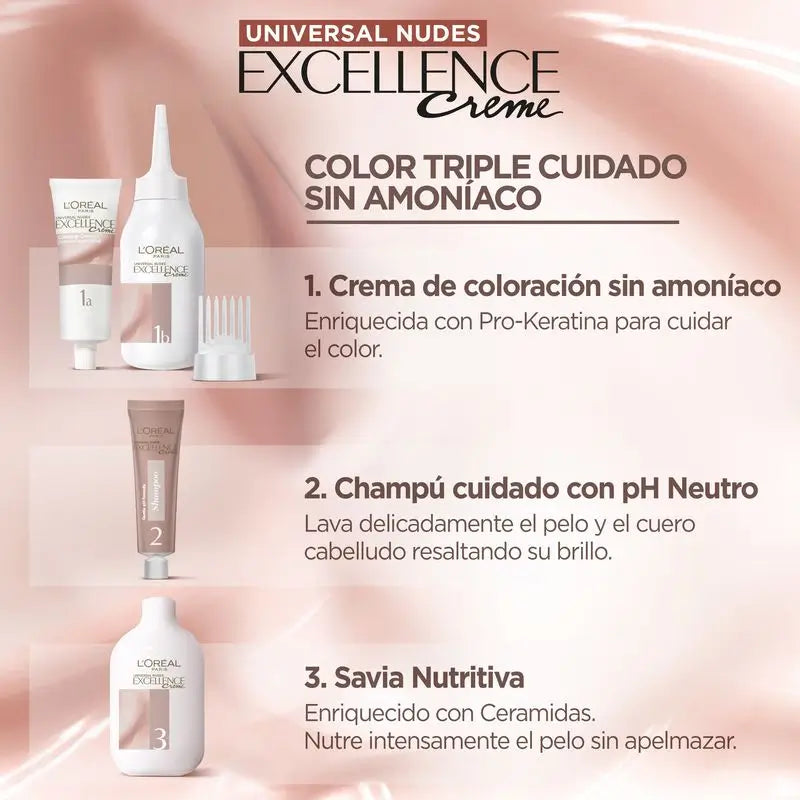 L'Oréal Paris Excell Univ Nudes Nero 1U 550