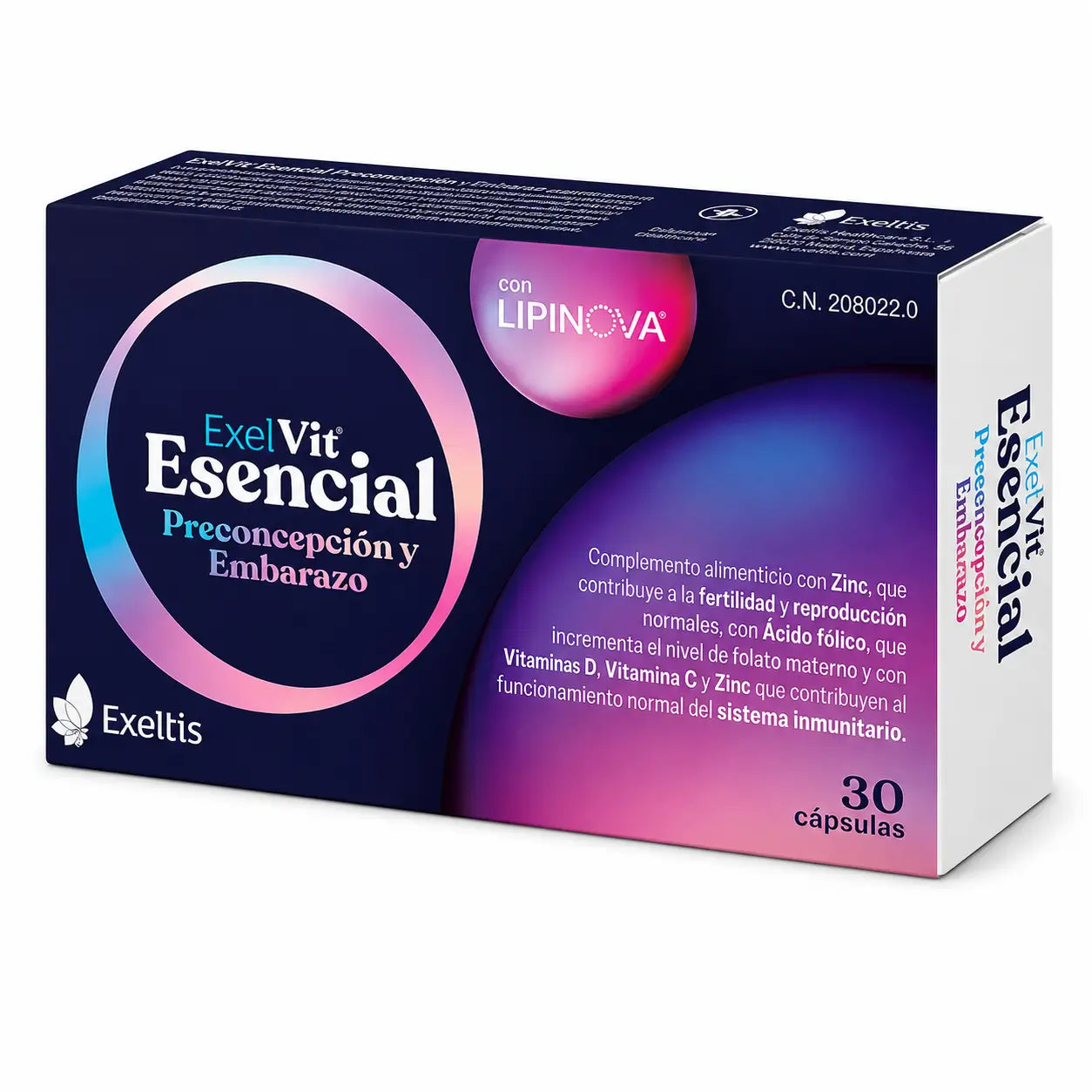 Exelvit Olio essenziale preconcezionale e di gravidanza, 30 capsule