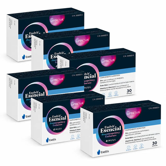 Exelvit Essential Preconcepimento e Gravidanza, 6x30 Capsule