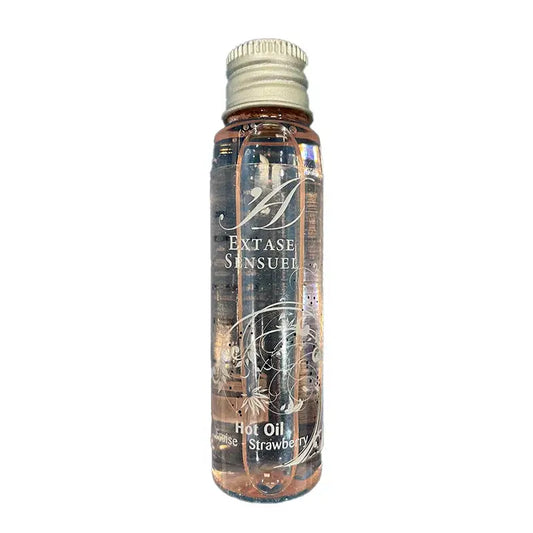 Extase Olio Sensuale Stimolante alla Fragola Riscaldante da Viaggio 35Ml