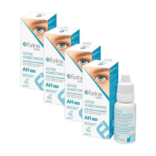 Farline Farline Gocce Idratanti 0,2% Acido Ialuronico, 4X15 Ml