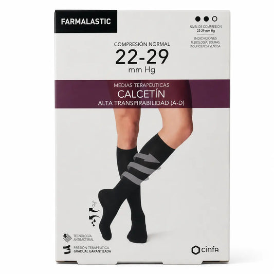 Farmalastic Calze a compressione normale a compressione antibatterica
