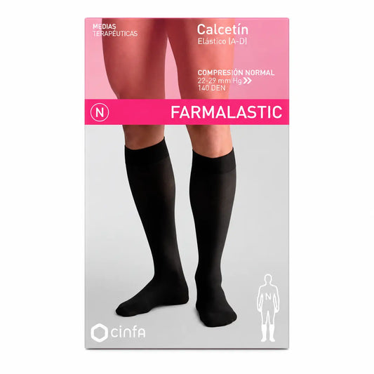 Farmalastic Calzini neri taglia M
