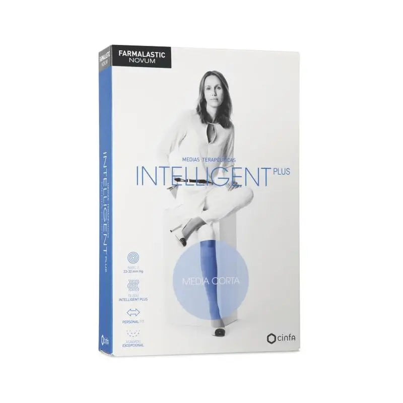 Farmalastic Novum Intelligent Short Stocking Anthracite, Size 2