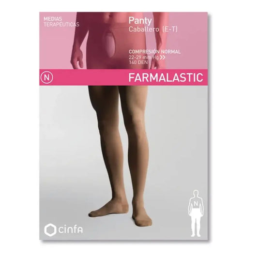 Farmalastic Panty a compressione Cabaellero a compressione normale, taglia small
