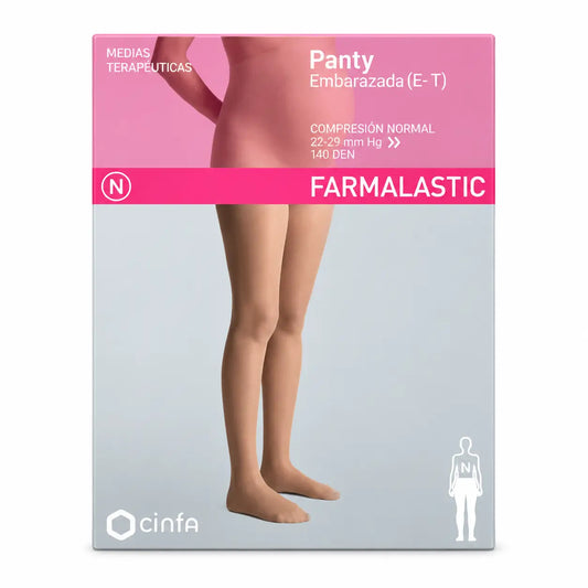 Farmalastic Panty a compressione normale in gravidanza beige, taglia M