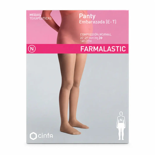 Farmalastic Panty a compressione normale gravidanza beige, taglia small