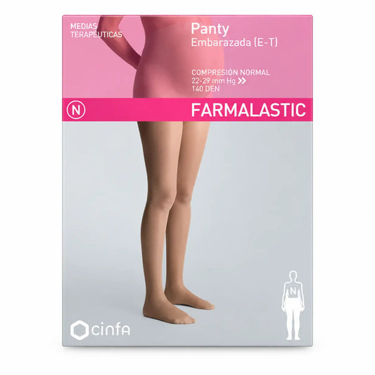 Farmalastic Panty a compressione normale per gestanti Beige, taglia XL