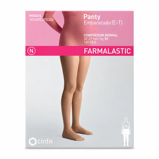 Farmalastic Panty a compressione normale in gravidanza nero, taglia M