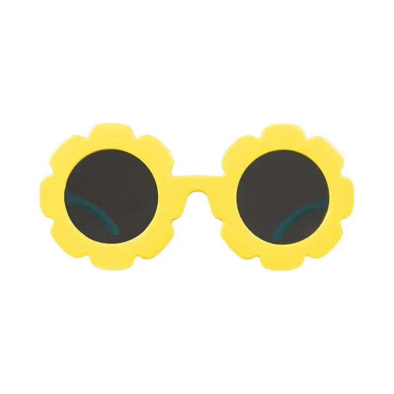 Farmamoda Occhiali da sole polarizzati per bambini Giallo e Blu Fiore, 25 gr