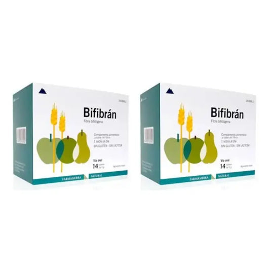 Farmasierra Bifibran 14 Bustine 5 Gr, Confezione Da 2