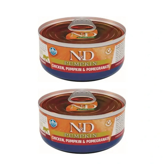 Farmina Cat Zucca Pollo 24X70Gr Scatola, cibo umido per gatti, Confezione Da 2