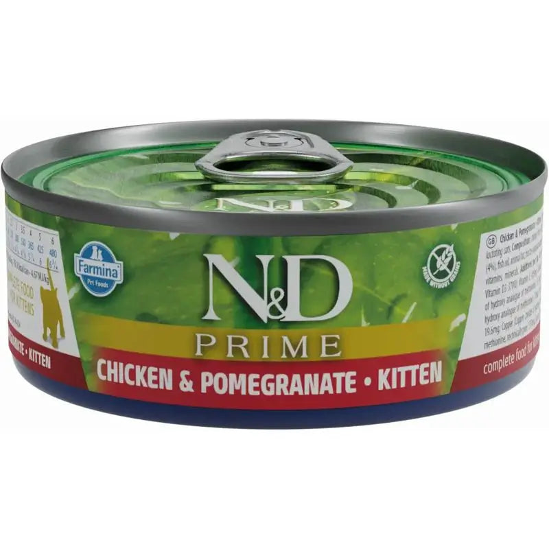 Farmina N&D Cat Kitten Prime Pollo Melograno 30X70Gr Box