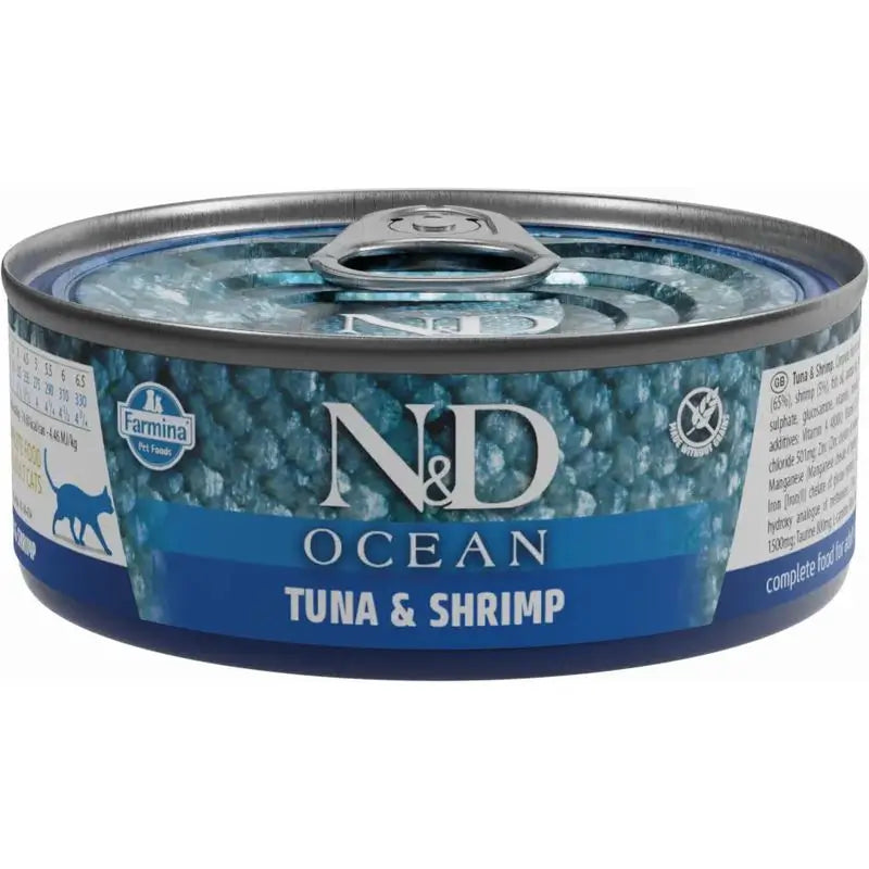 Farmina N&D Cat Ocean Tuna Shrimp Box 24X70Gr