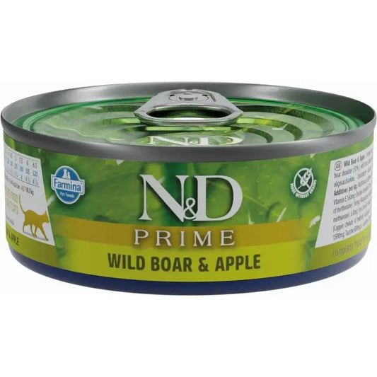 Farmina N&D Cat Prime Cinghiale e Mela Box 30X70Gr