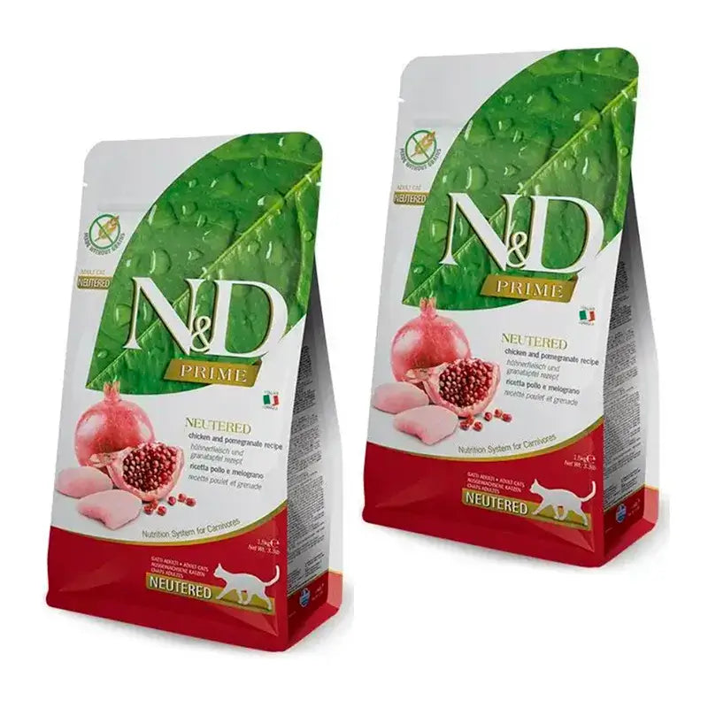 Farmina N&D Cat Prime Neutered Pollo, Confezione 2 x 1,5Kg
