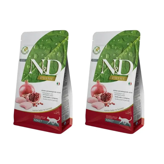 Farmina N&D Cat Prime Chicken 10Kg, cibo per gatti, Confezione da 2