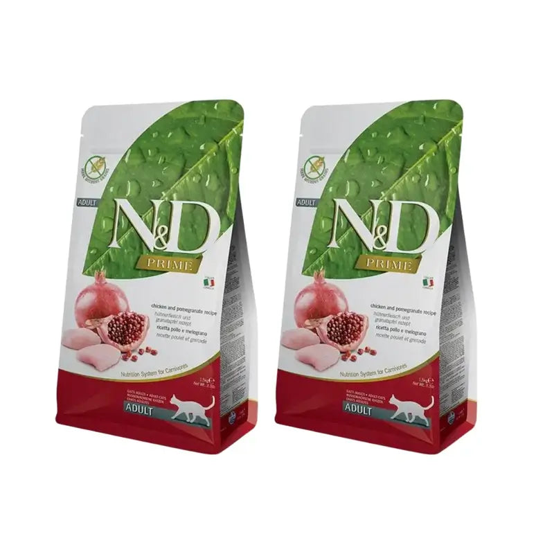 Farmina N&D Cat Prime Chicken 5Kg, cibo per gatti, Confezione da 2