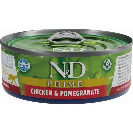 Farmina N&D Cat Prime Pollo Melograno 30X70Gr Box