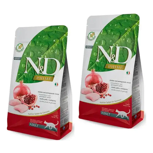 Farmina N&D Cat Prime Chicken cibo per gatti, Confezione 2 x 1,5Kg