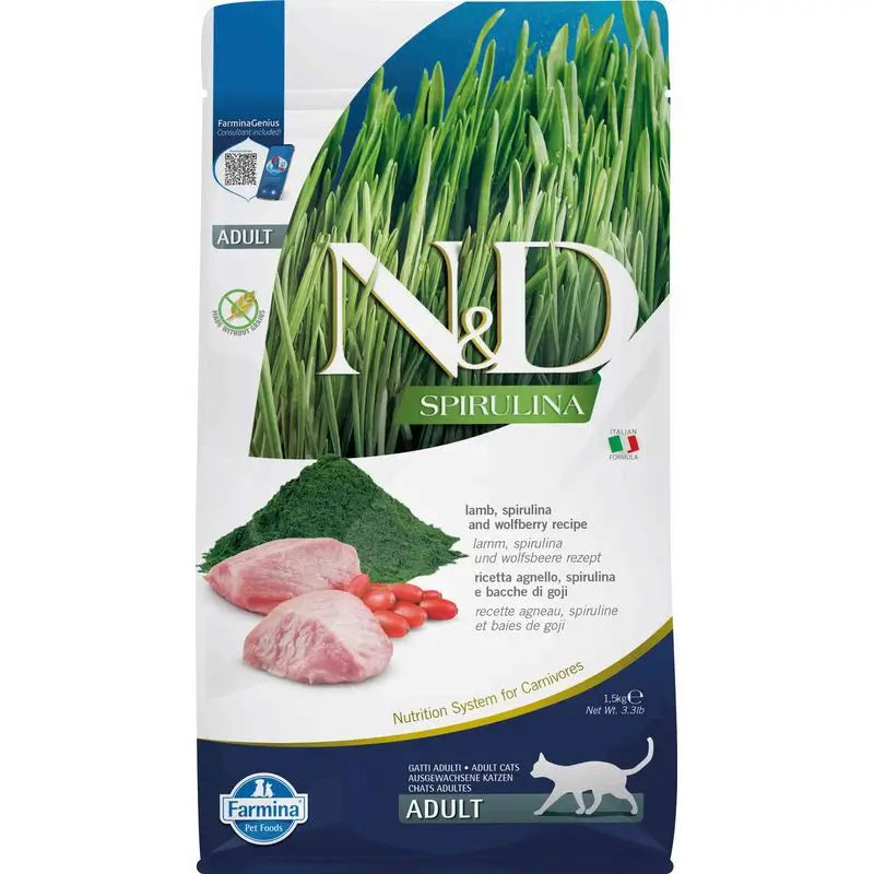 Farmina N&D Cat Spirulina Agnello 1,5Kg