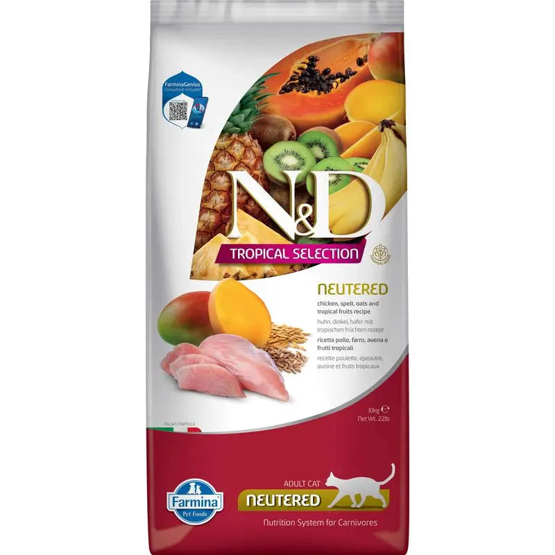 Farmina N&D Cat Tropical Selection Pollo castrato 10 kg