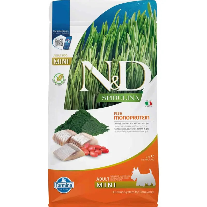 Farmina N&D Dog Spirulina Mini Aringa 2Kg
