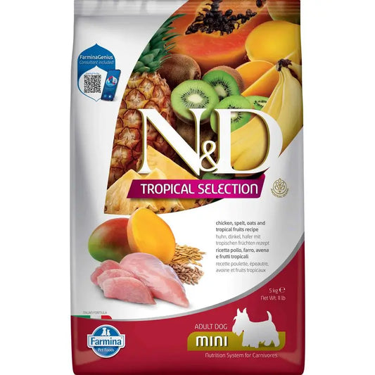 Farmina N&D Dog Selezione Tropicale Mini Pollo 5Kg