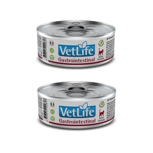 Farmina Vet Cat Gastrointestinal Box 12X85Gr, cibo umido per gatti, Confezione da 2