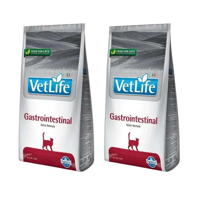 Farmina Vet Life Cat Gastrointestinal 5Kg, cibo per gatti, Confezione da 2