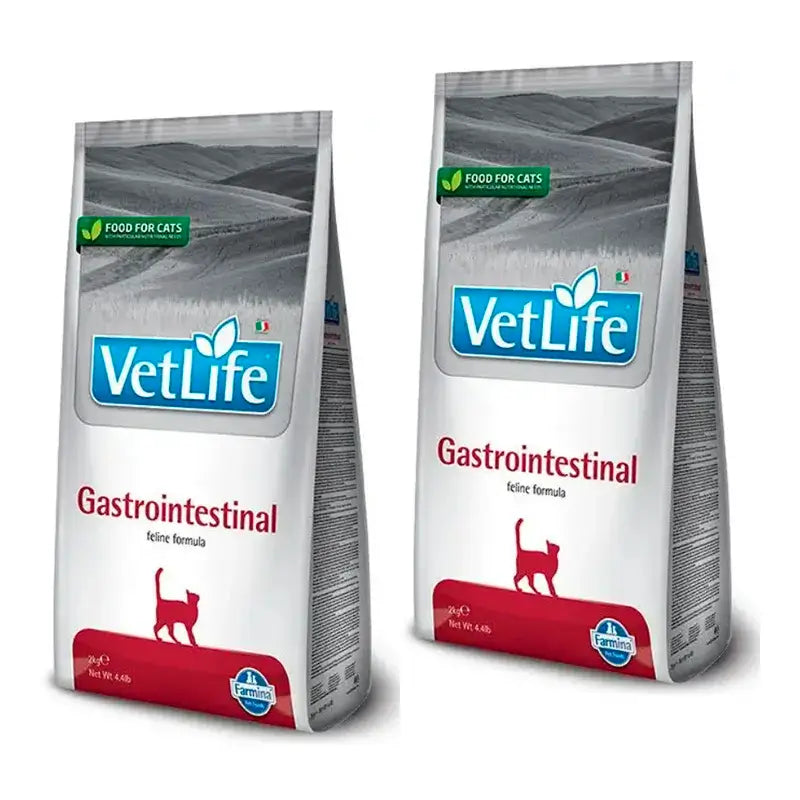 Farmina Vet Life Cat Alimento gastrointestinale per gatti, Confezione 2 x 2Kg
