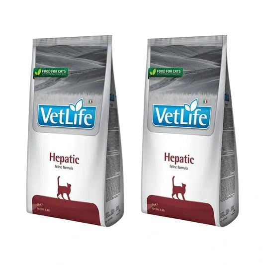 Farmina Vet Life Cat Hepatic 2Kg, cibo per gatti, Confezione da 2
