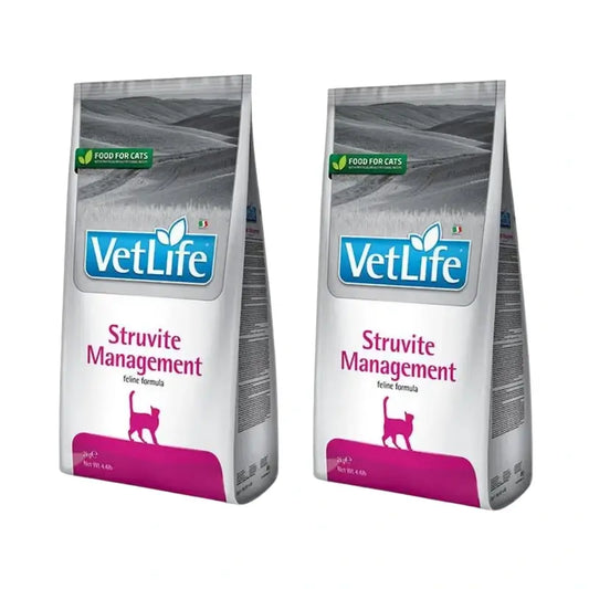 Farmina Vet Life Cat Struvite Management 2Kg, Alimento per gatti, Confezione da 2