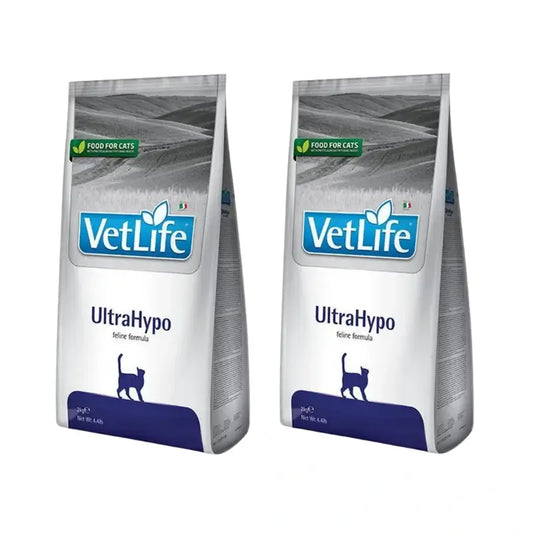 Farmina Vet Life Cat Ultrahypo 2Kg, cibo per gatti, Confezione da 2