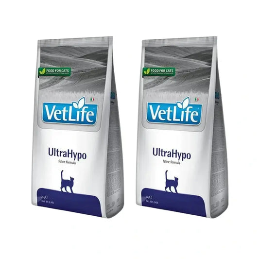 Farmina Vet Life Cat Ultrahypo 5Kg, cibo per gatti, Confezione da 2