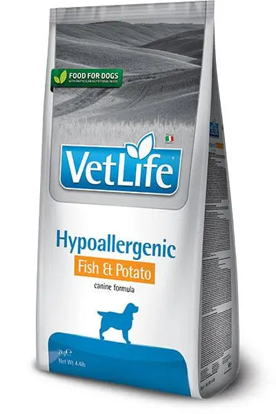 Farmina Vet Life Dog Hypoallergenic Fish 2Kg, dog food for dogs