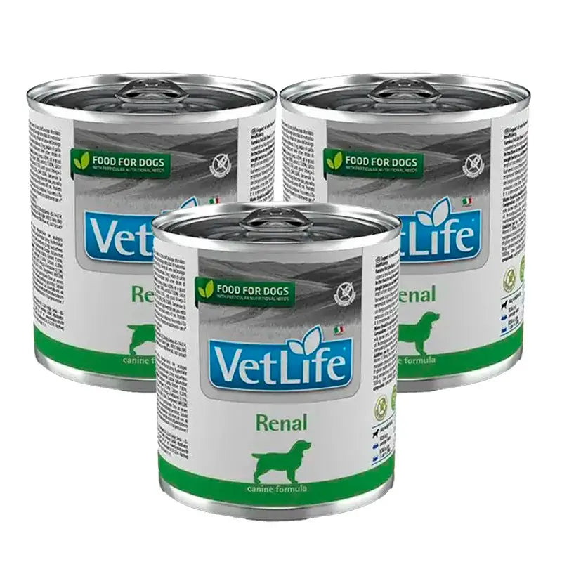 Farmina Vet Life Dog Renal, Confezione 3 x Box 6X300Gr