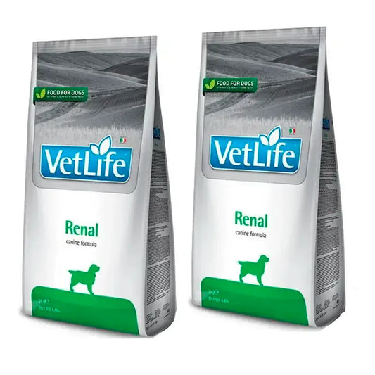 Farmina Vet Life Dog Cibo per cani Renal, Confezione 2 x 12Kg