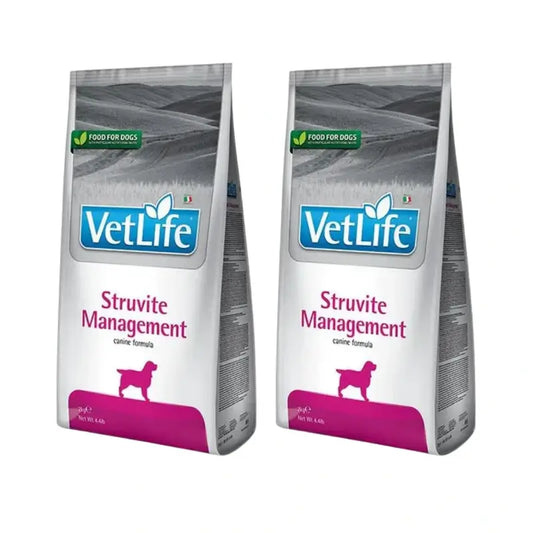 Farmina Vet Life Dog Struvite Management 12Kg, Cibo per cani, Confezione da 2