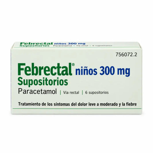 Febrectal Bambini 300 mg Paracetamolo 6 Supposte