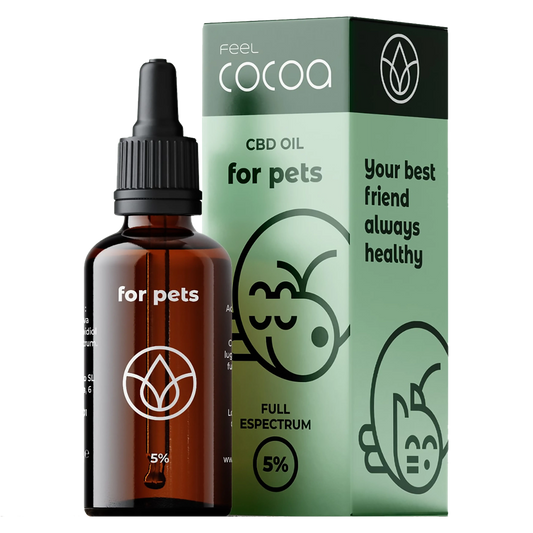 Feel Cocoa Olio di Cbd 5% Cani e Gatti, 10 ml