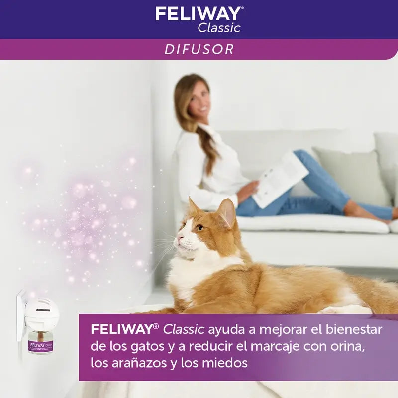 Ceva Feliway Diffusore classico + Ricarica 48 ml Antistress
