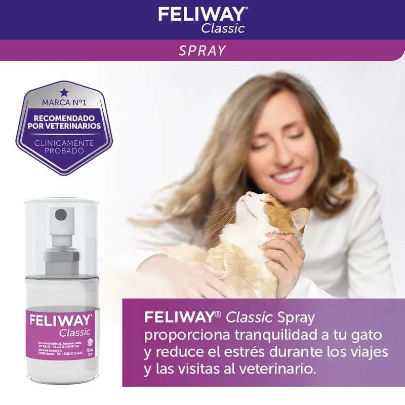 Ceva Feliway Gatti Spray da Viaggio 20 ml da viaggio